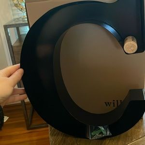 will’s monogram letter “C” wine cork holder wall decor. New in box!